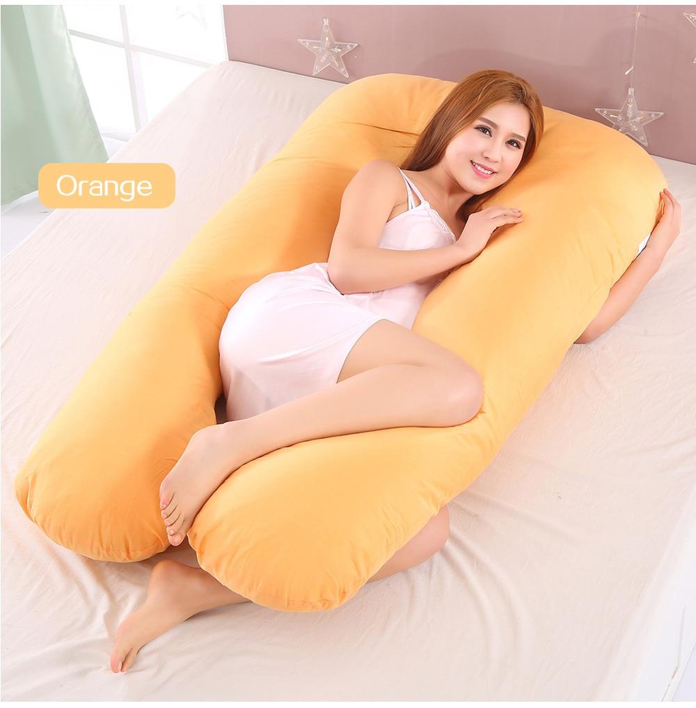 Cotton Pregnancy Body Pillow and Side Sleepers Bedding