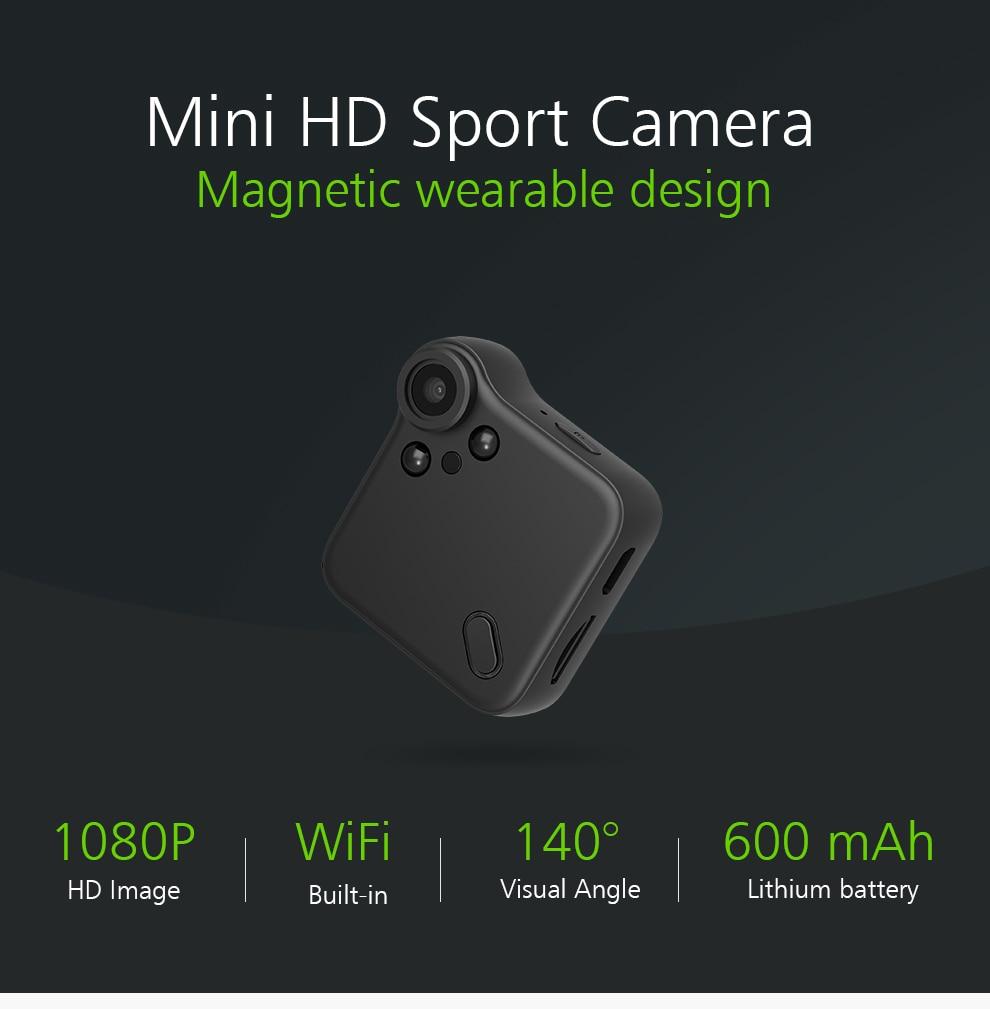 Portable Mini Wifi Camera For Surveillance And Sports