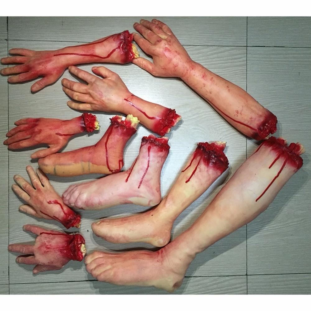 Bloody Hand, Scary Leg Halloween Horror Props