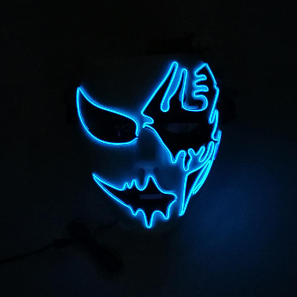Hand-Painted Illuminating Halloween Masks