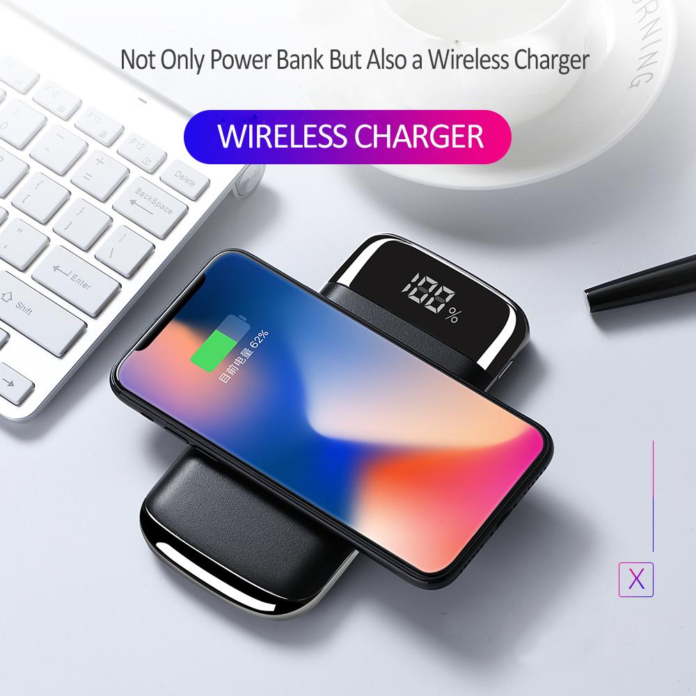 10000mAh Power Bank With Fast Wireless Charging