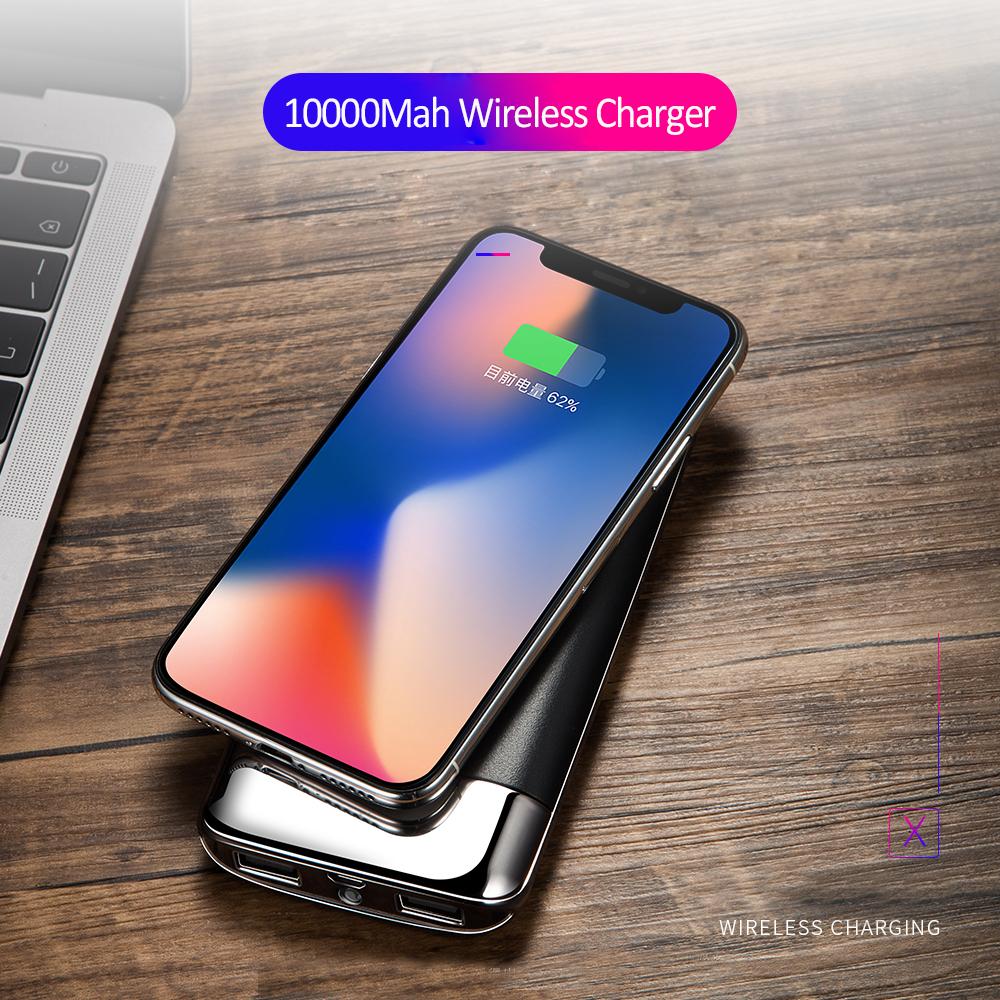 10000mAh Power Bank With Fast Wireless Charging