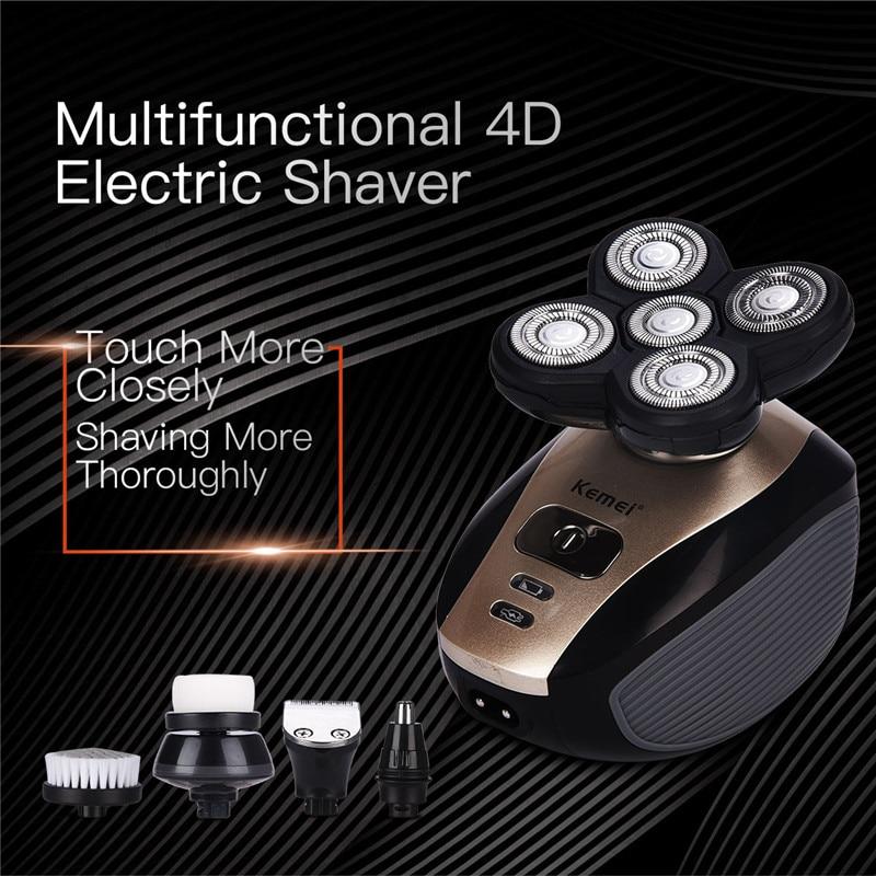 5 in 1 4D Washable Electric Shaver For Men