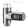 Water Thermometer For Shower With Led Display Monitor