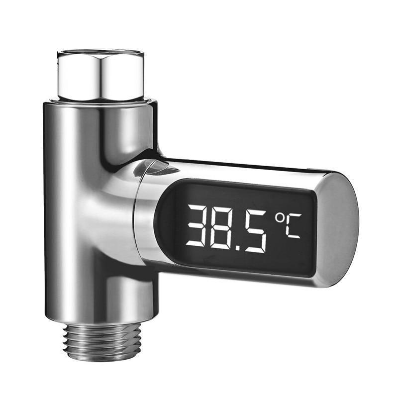 Water Thermometer For Shower With Led Display Monitor