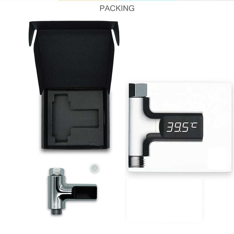 Water Thermometer For Shower With Led Display Monitor