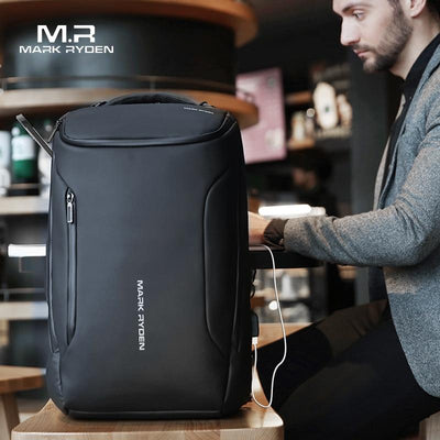 Anti-Thief USB Charging Minimalist Travel Backpack for Men