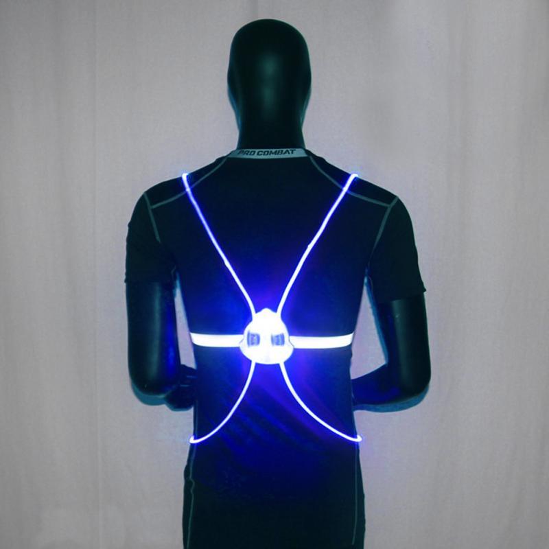 LED Reflective Vest For Night Running Or Cycling