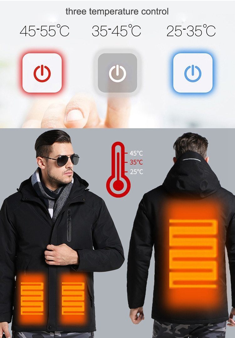 Electric Heated Winter Jacket
