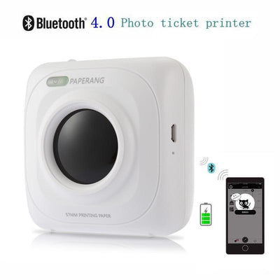 Battery-Operated Portable Bluetooth Photo Printer