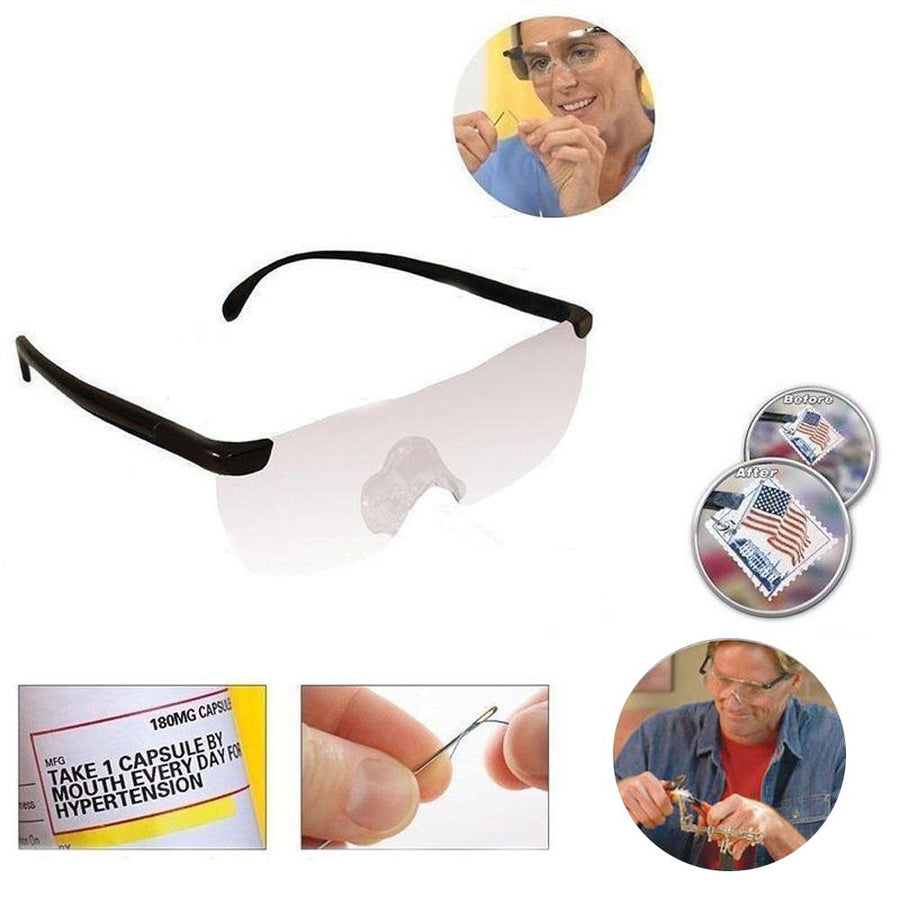 Magnifying Clear Lens Glasses