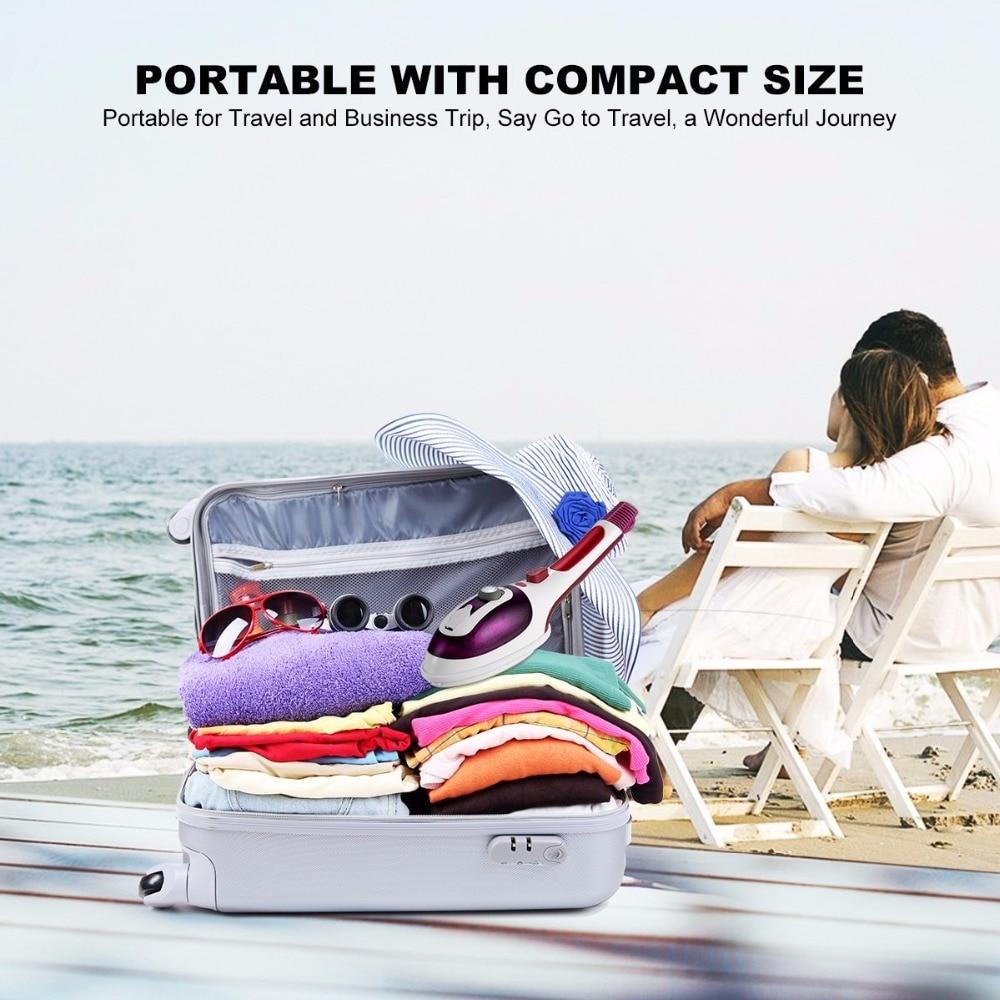 Portable Travel Steam Iron With Cleaning Brush