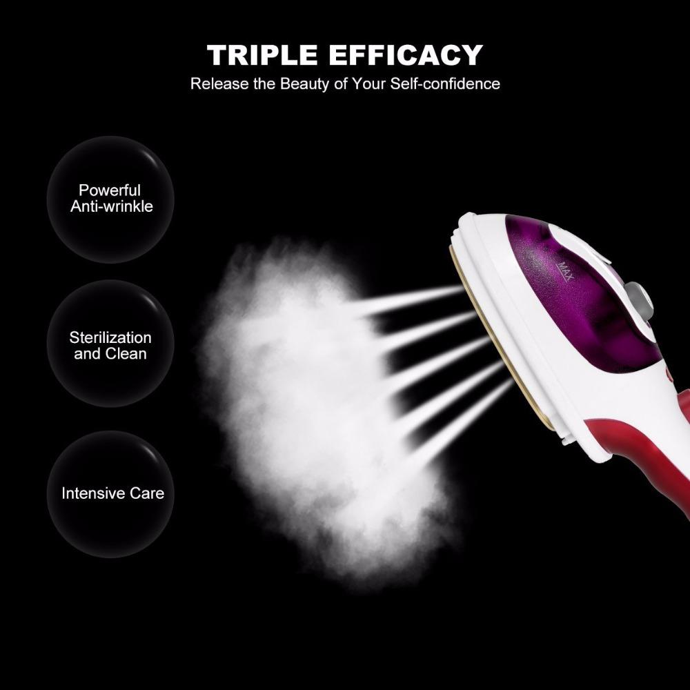 Portable Travel Steam Iron With Cleaning Brush