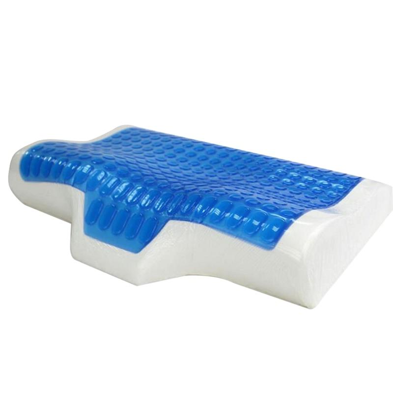 Silicone Gel, Memory Foam Orthopedic Pillow for Neck Pain