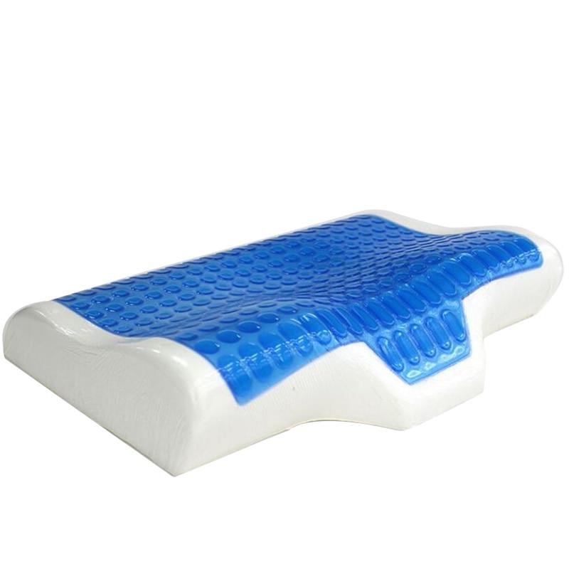 Silicone Gel, Memory Foam Orthopedic Pillow for Neck Pain