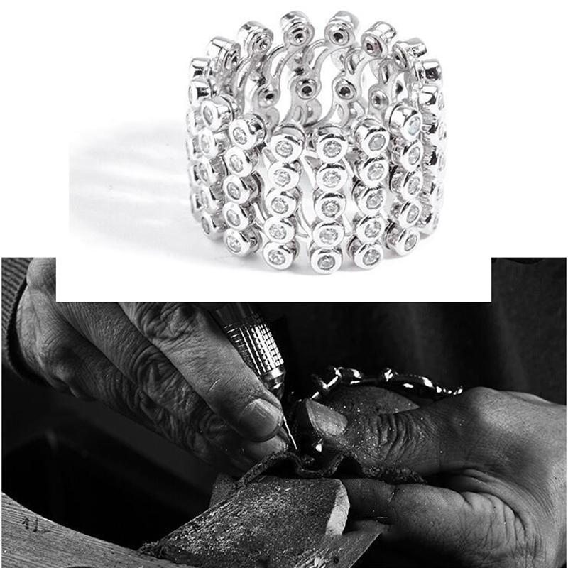 Silver Fashion Deformable Ring for Women