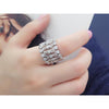 Silver Fashion Deformable Ring for Women