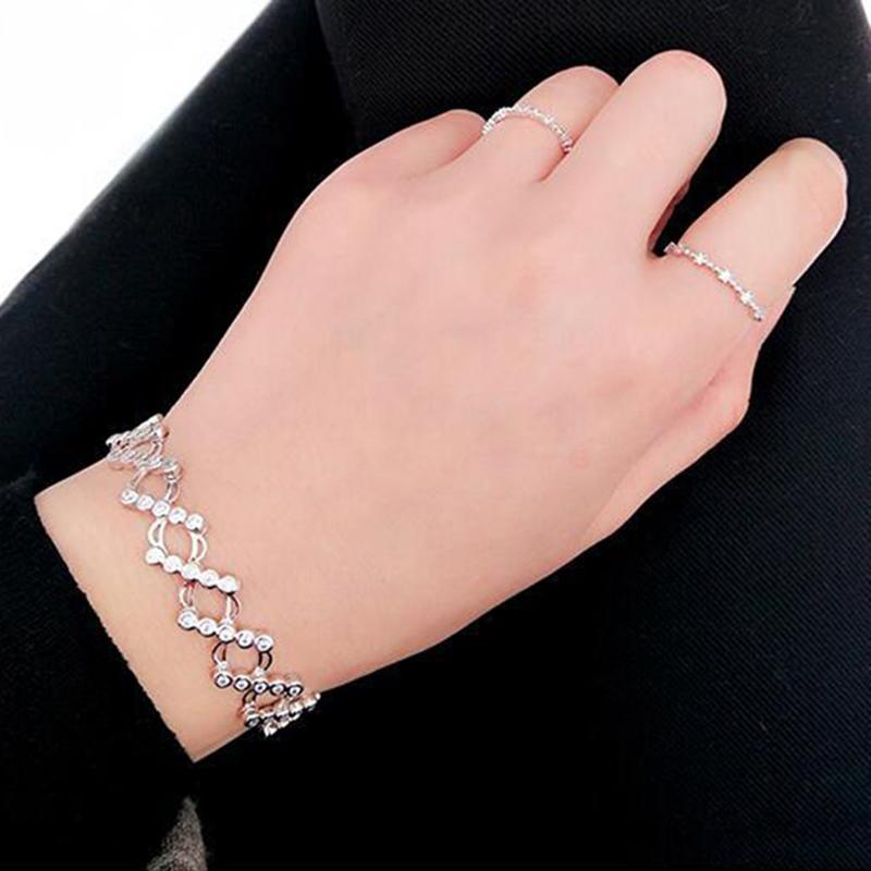 Silver Fashion Deformable Ring for Women