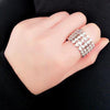 Silver Fashion Deformable Ring for Women