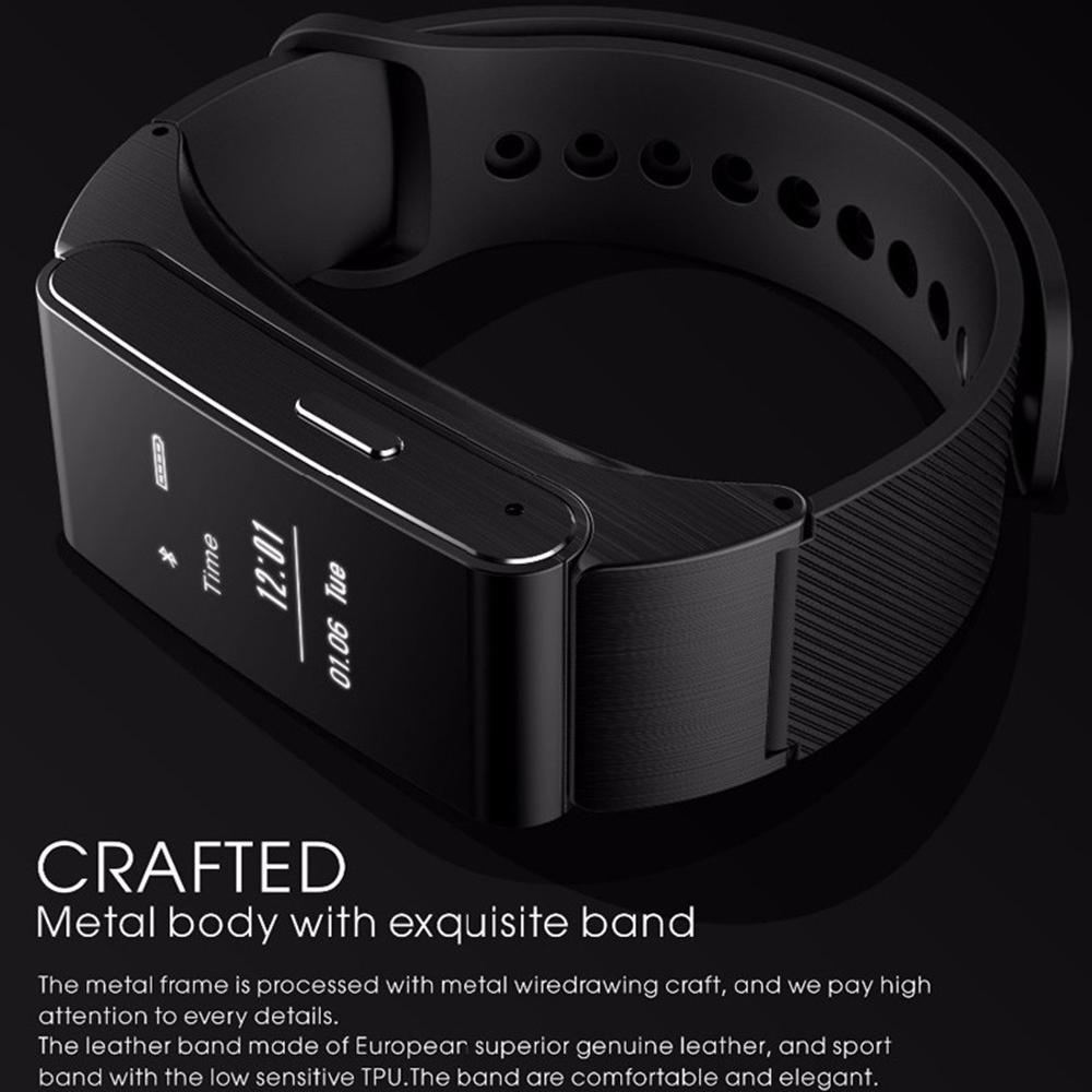 Fitness Tracker Wristband With Bluetooth Headset