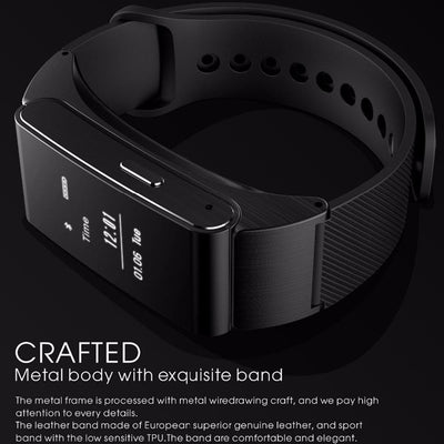 Fitness Tracker Wristband With Bluetooth Headset