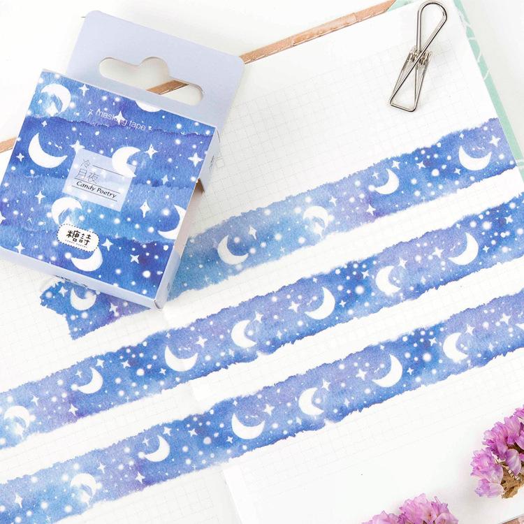 Star And Moon Scrapbooking Tape