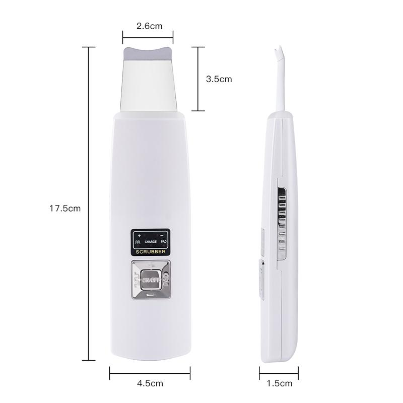 Ultrasonic Skin Scrubber Anti-Aging Facial Cleanser