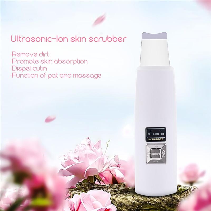 Ultrasonic Skin Scrubber Anti-Aging Facial Cleanser