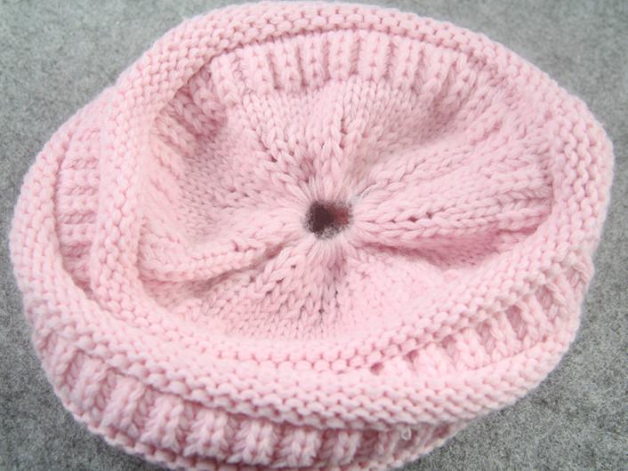 Ponytail Beanie Cap For Women