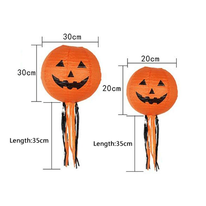 Pumpkin Paper Lantern for Halloween Decorations