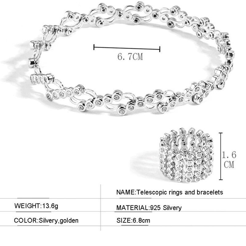 Silver Fashion Deformable Ring for Women