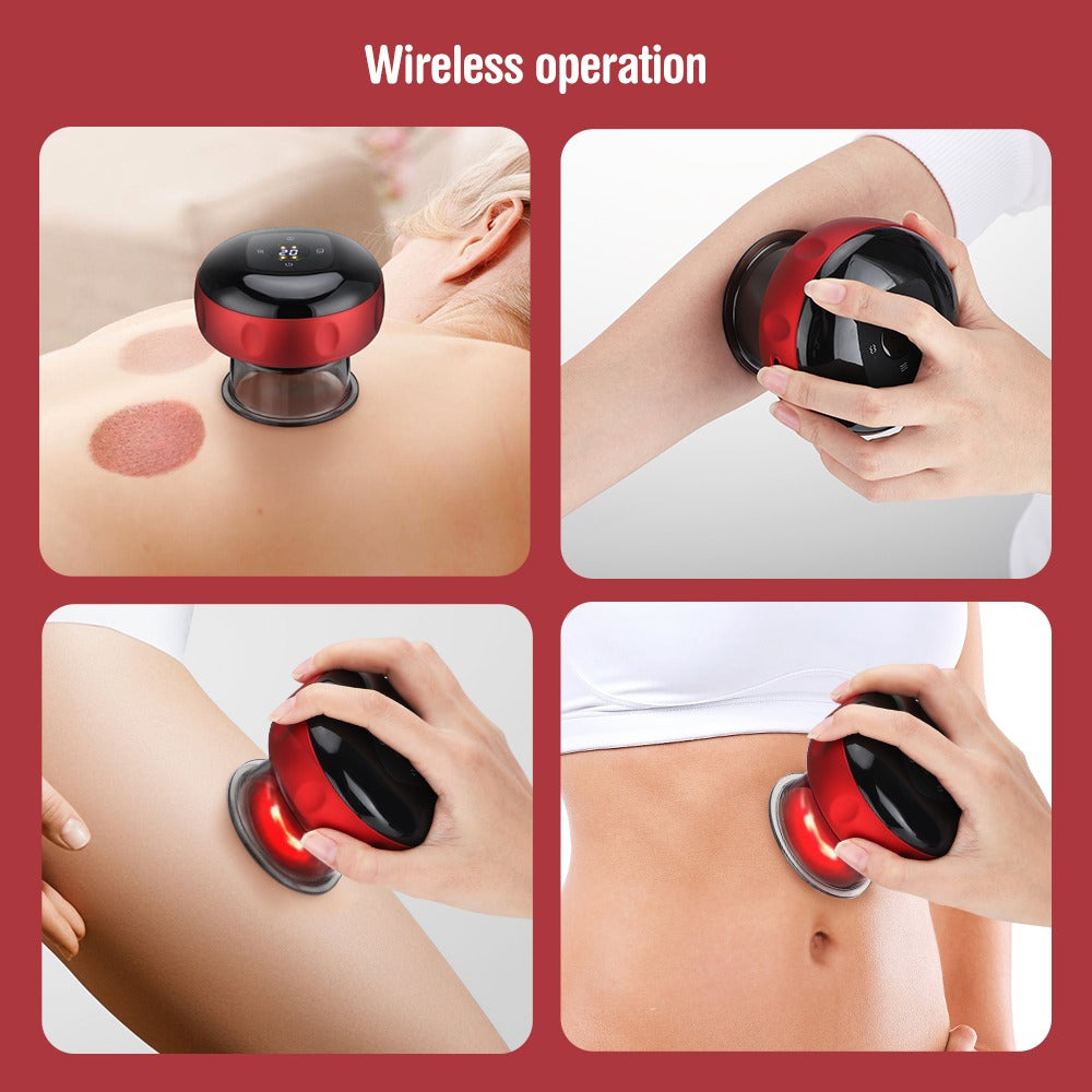 Portable Cupping Vibration Massager for muscle stimulating