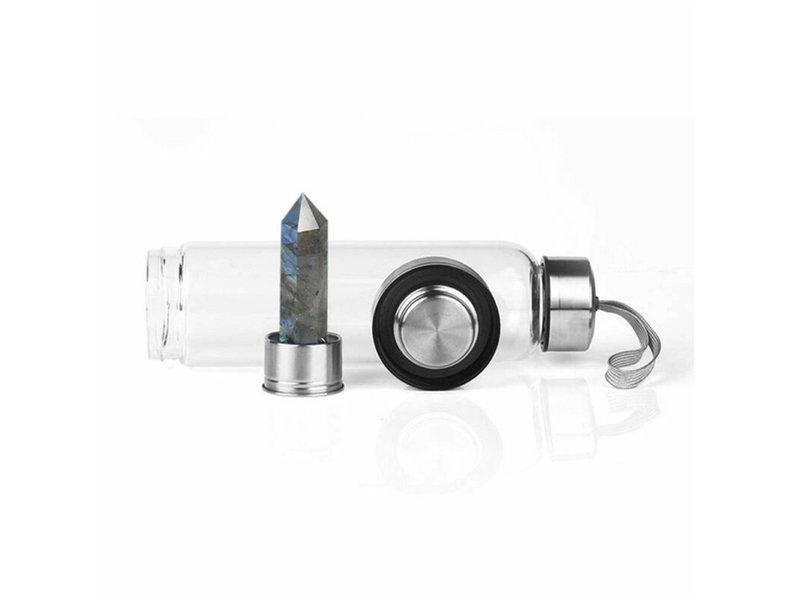 Natural Elixir Labradorite Water Bottle Quartz