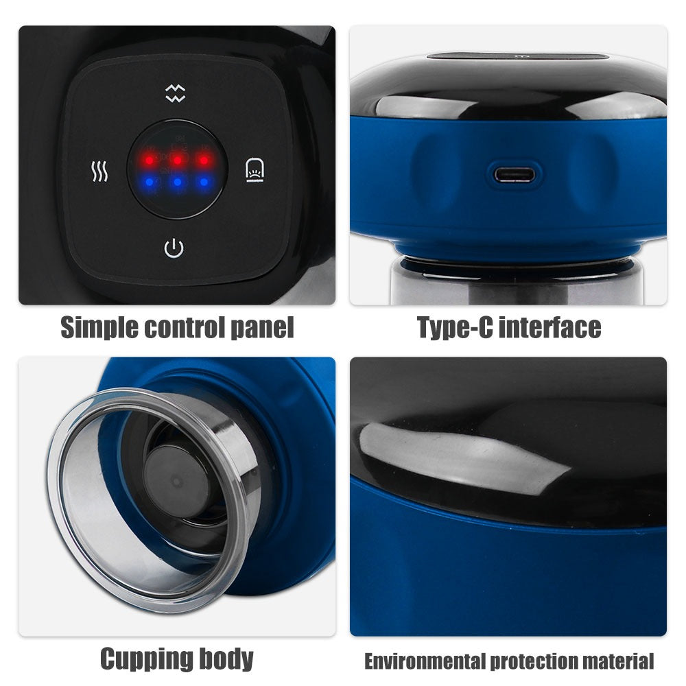 Portable Cupping Vibration Massager for muscle stimulating