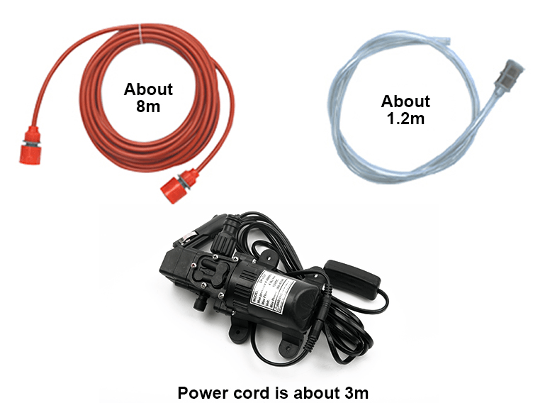 Portable 12v High-Pressure Car Washing Gun Pump
