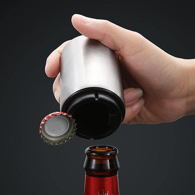 Stainless Steel Magnetic Automatic Bottle Opener