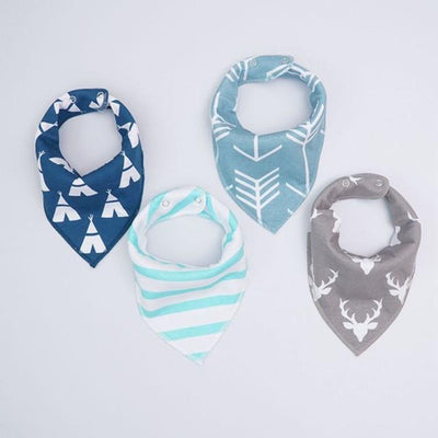 Fashionable 100% Cotton Baby Bibs