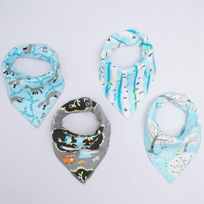 Fashionable 100% Cotton Baby Bibs