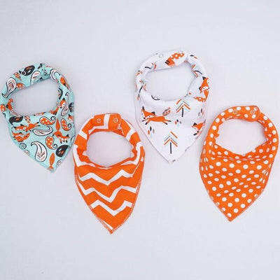 Fashionable 100% Cotton Baby Bibs