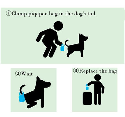 Dog Poop Bags & Tail Clip Holder