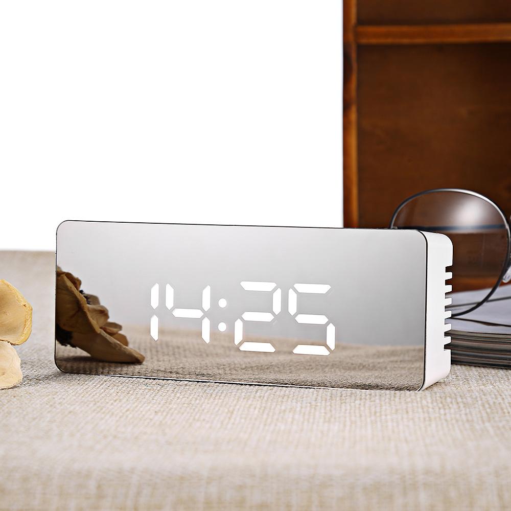 LED Mirror Alarm Clock