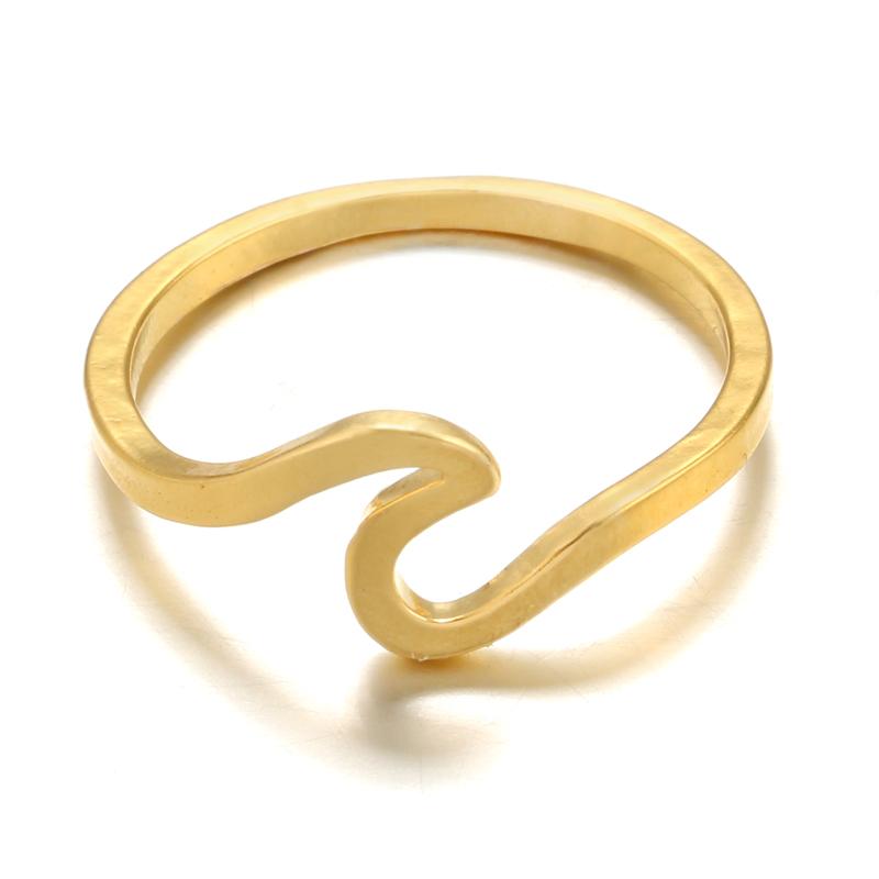 Ocean Wave Surfer Ring