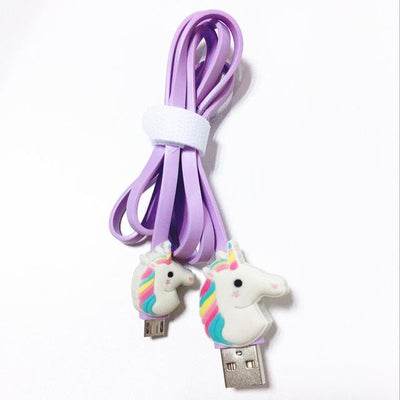 Rainbow Unicorn Universal USB Cable