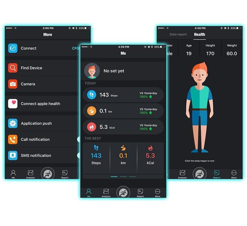 Waterppoorf Smart Touchscreen Bracelet