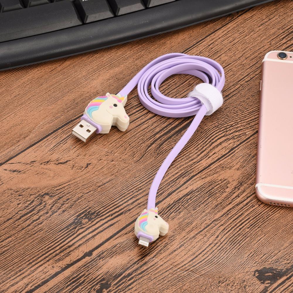 Rainbow Unicorn Universal USB Cable