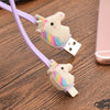 Rainbow Unicorn Universal USB Cable