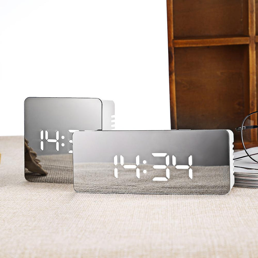 LED Mirror Alarm Clock