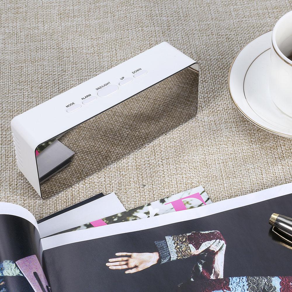 LED Mirror Alarm Clock