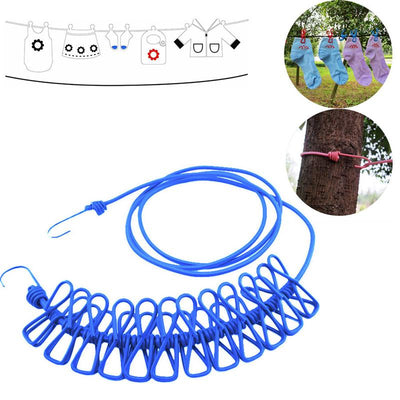 Portable Elastic Clothesline