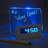 Digital Alarm Clock With Led Message Board